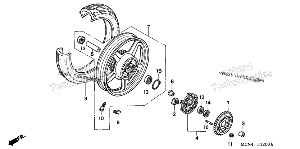 Rear Wheel