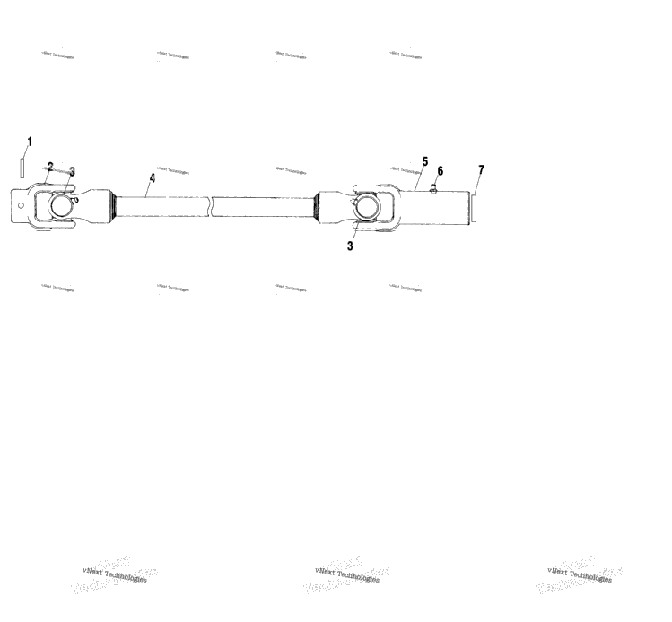 Prop Shaft (4964376437B002)