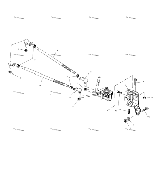 Gearcase Selector Mounting A01cd32aa