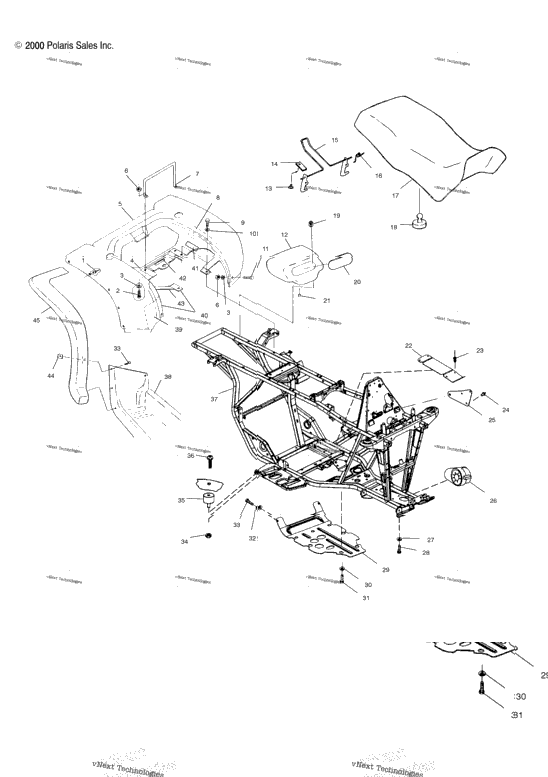Rear Cab & Seat A01cd32aa