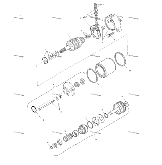 Starting Motor A01cd32aa