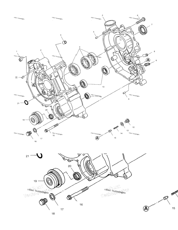 Crankcase A01cd50aa