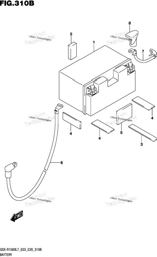 Battery (Gsx-R1000l7 E28)