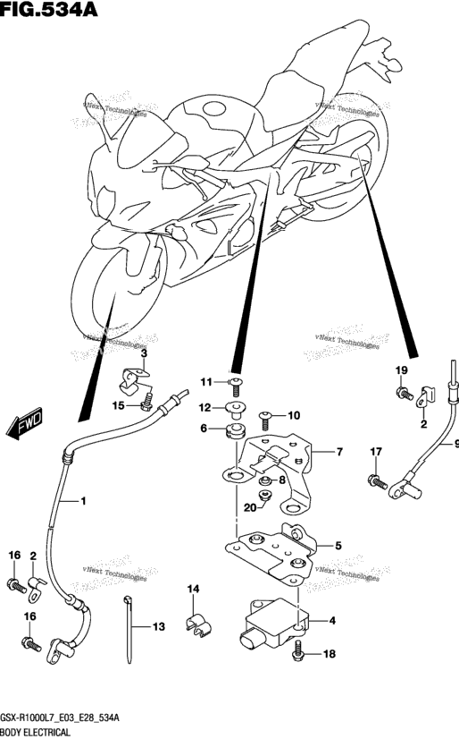 Body Electrical (Gsx-R1000l7 E03)