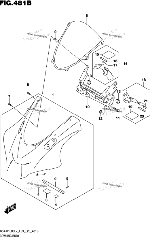 Cowling Body (Ykv,Yvz)