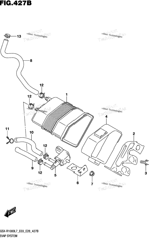 Evap System (Gsx-R1000al7 E33)
