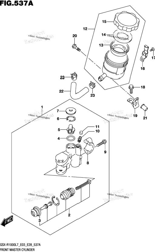 Front Master Cylinder