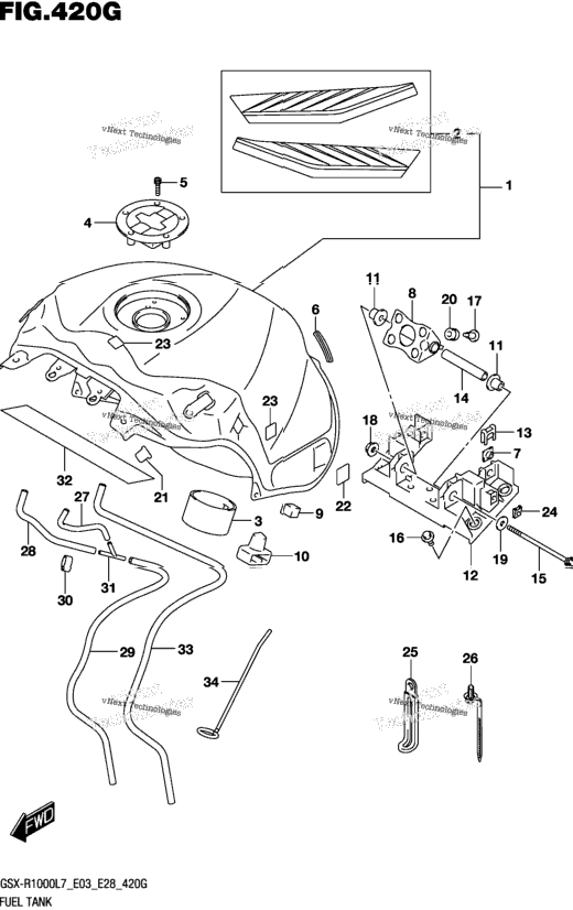 Fuel Tank (Gsx-R1000al7 E03) (Ysf)