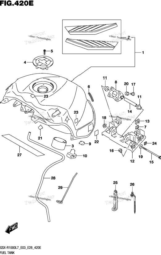Fuel Tank (Gsx-R1000l7 E33) (Ysf)