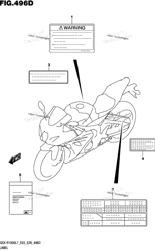 Label (Gsx-R1000al7 E03)