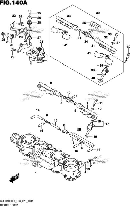 Throttle Body (Gsx-R1000l7 E03)