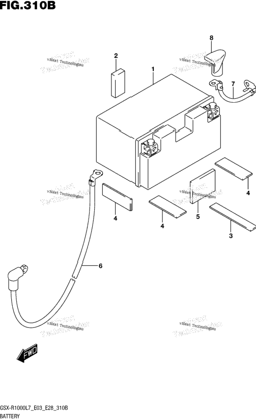 Battery (Gsx-R1000l7 E28)