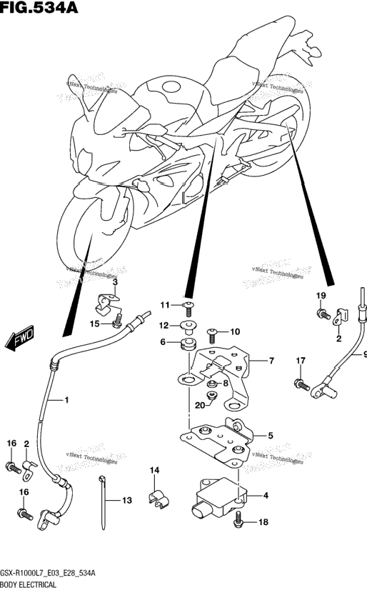 Body Electrical (Gsx-R1000l7 E03)