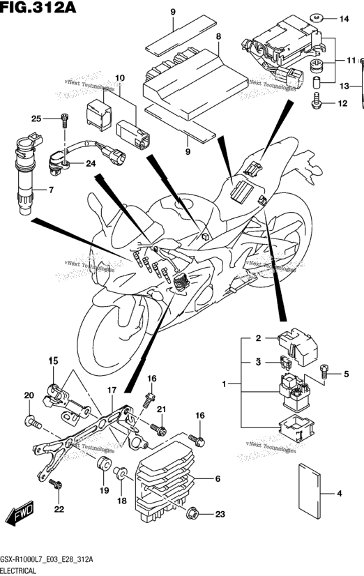 Electrical (Gsx-R1000l7 E03)