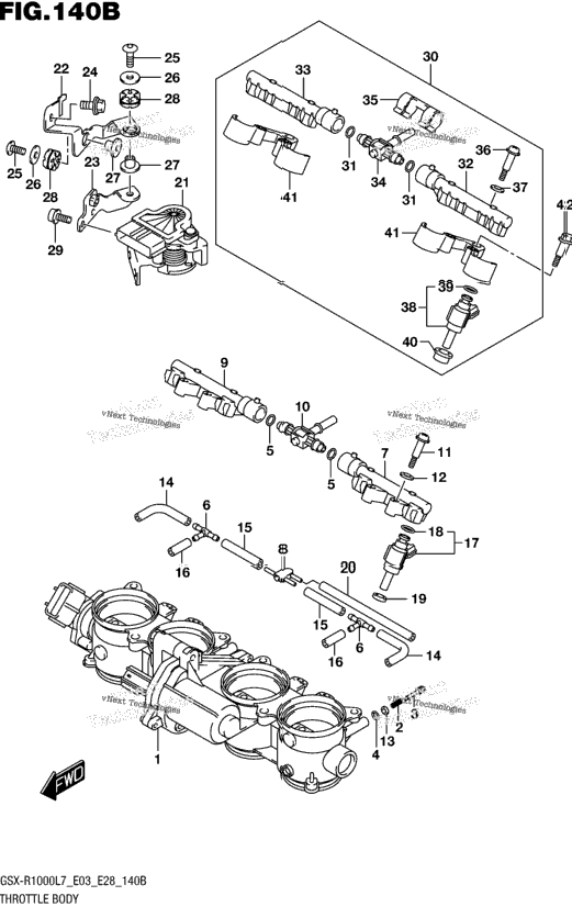 Throttle Body (Gsx-R1000l7 E28)