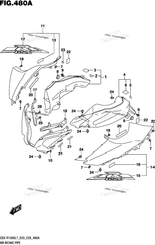 Air Intake Pipe (Ysf)