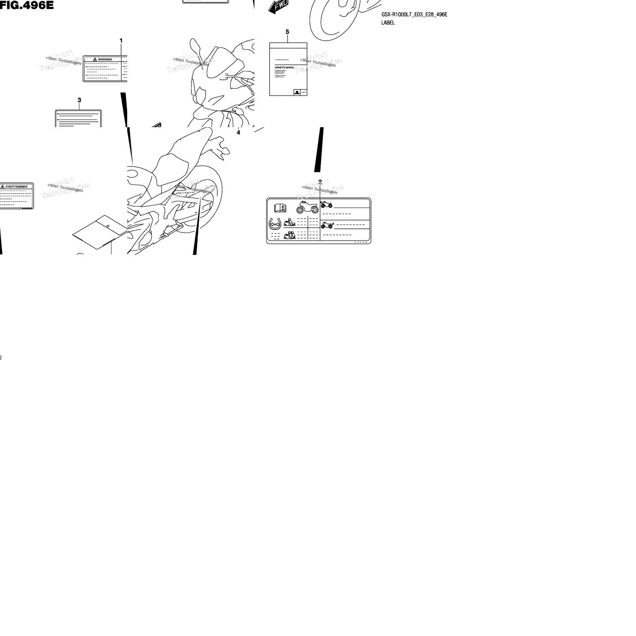 Label (Gsx-R1000al7 E28)