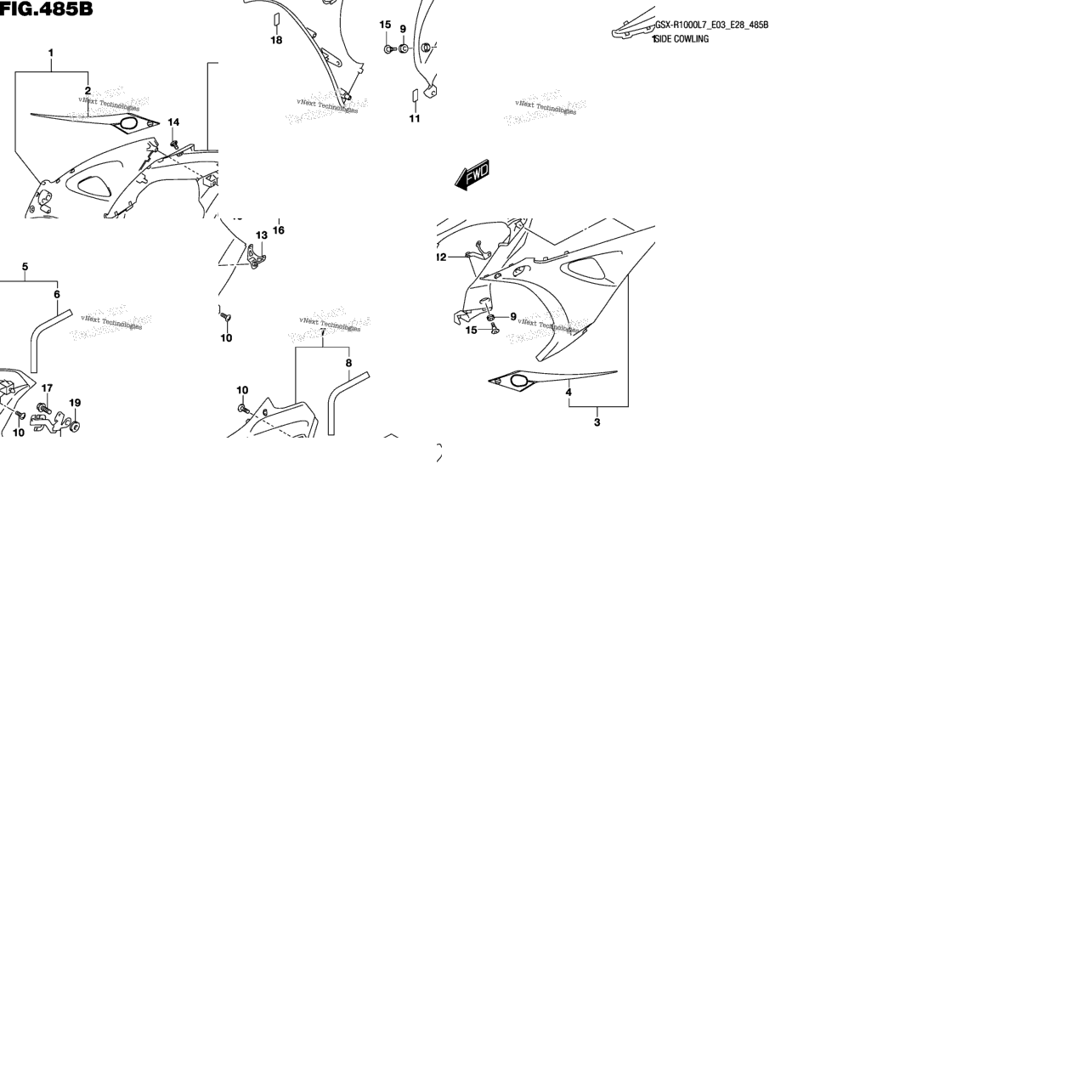 Side Cowling (Ykv,Yvz)