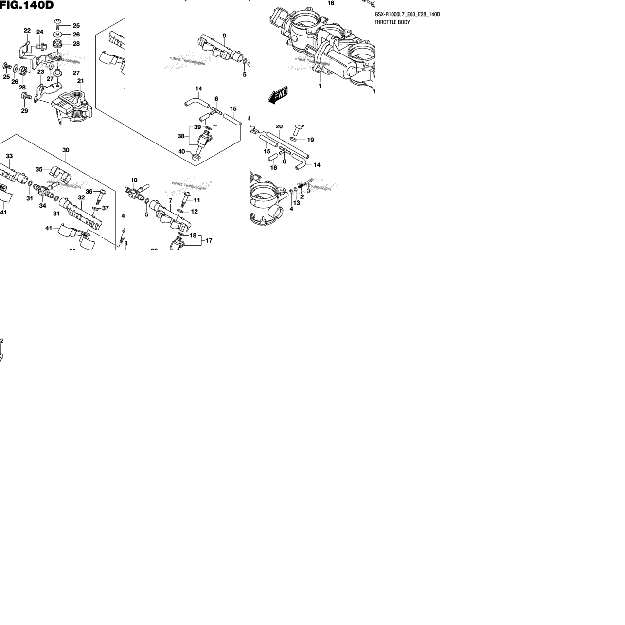 Throttle Body (Gsx-R1000al7 E03)