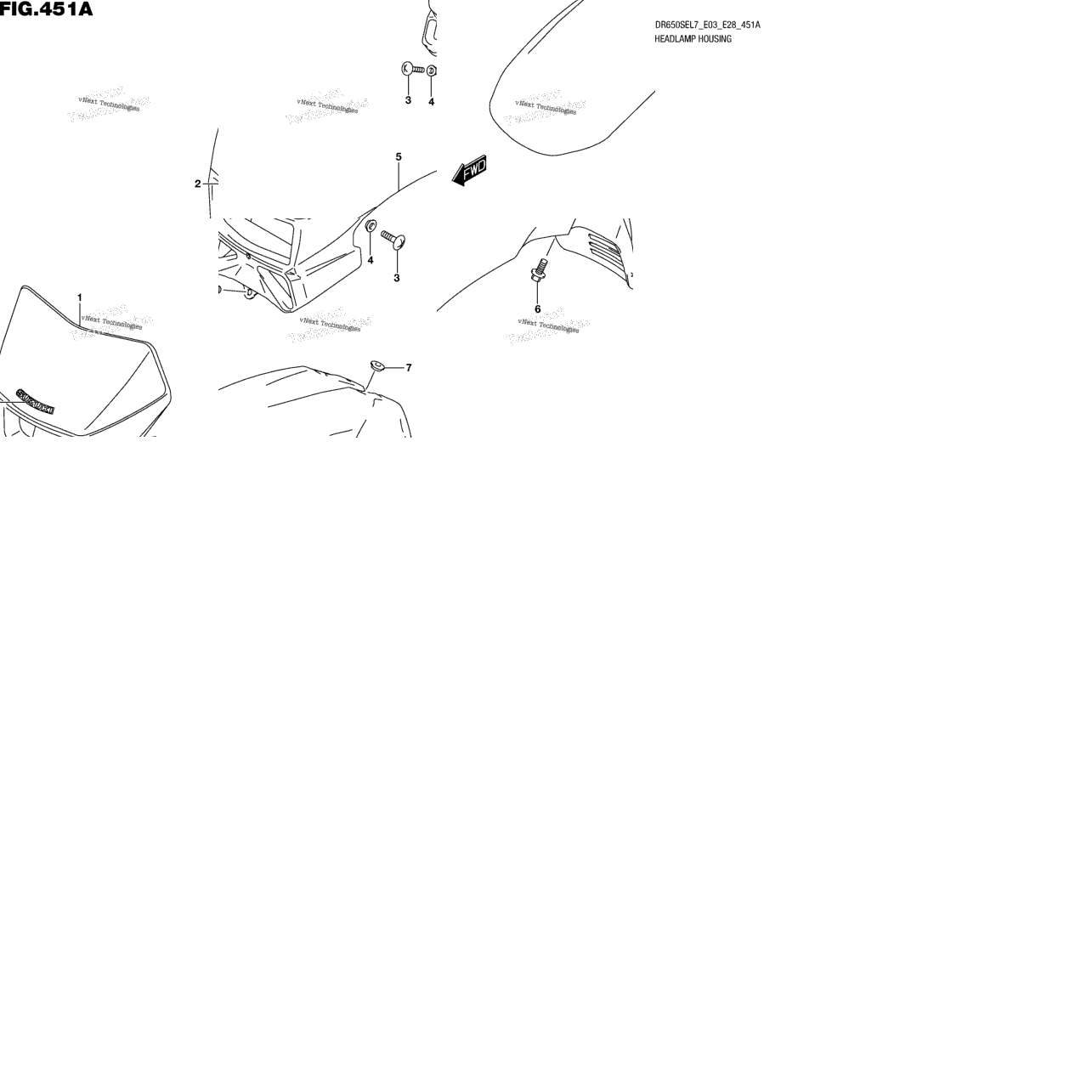Headlamp Housing