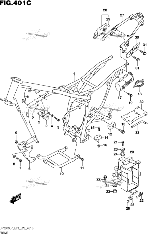 Frame (Dr200sl7 E33)