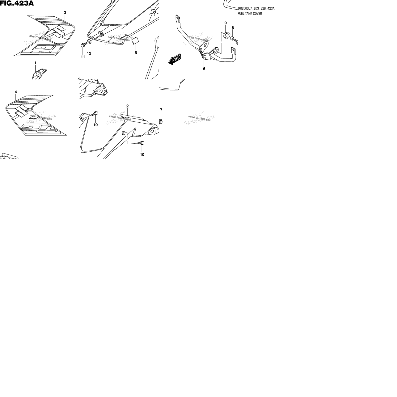 Fuel Tank Cover (019)
