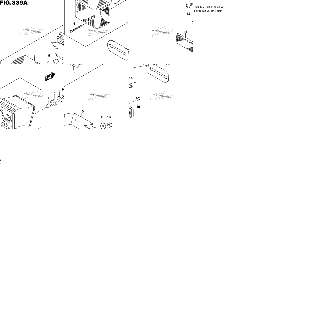 Rear Combination Lamp (Dr200sl7 E03)