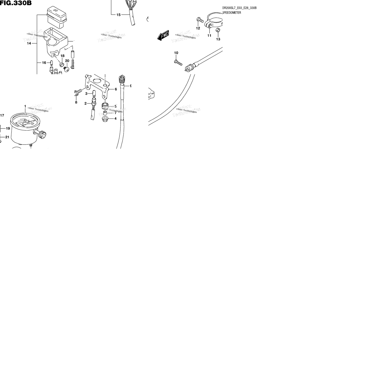 Speedometer (Dr200sl7 E28)