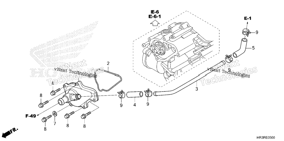 WATER PUMP COVER