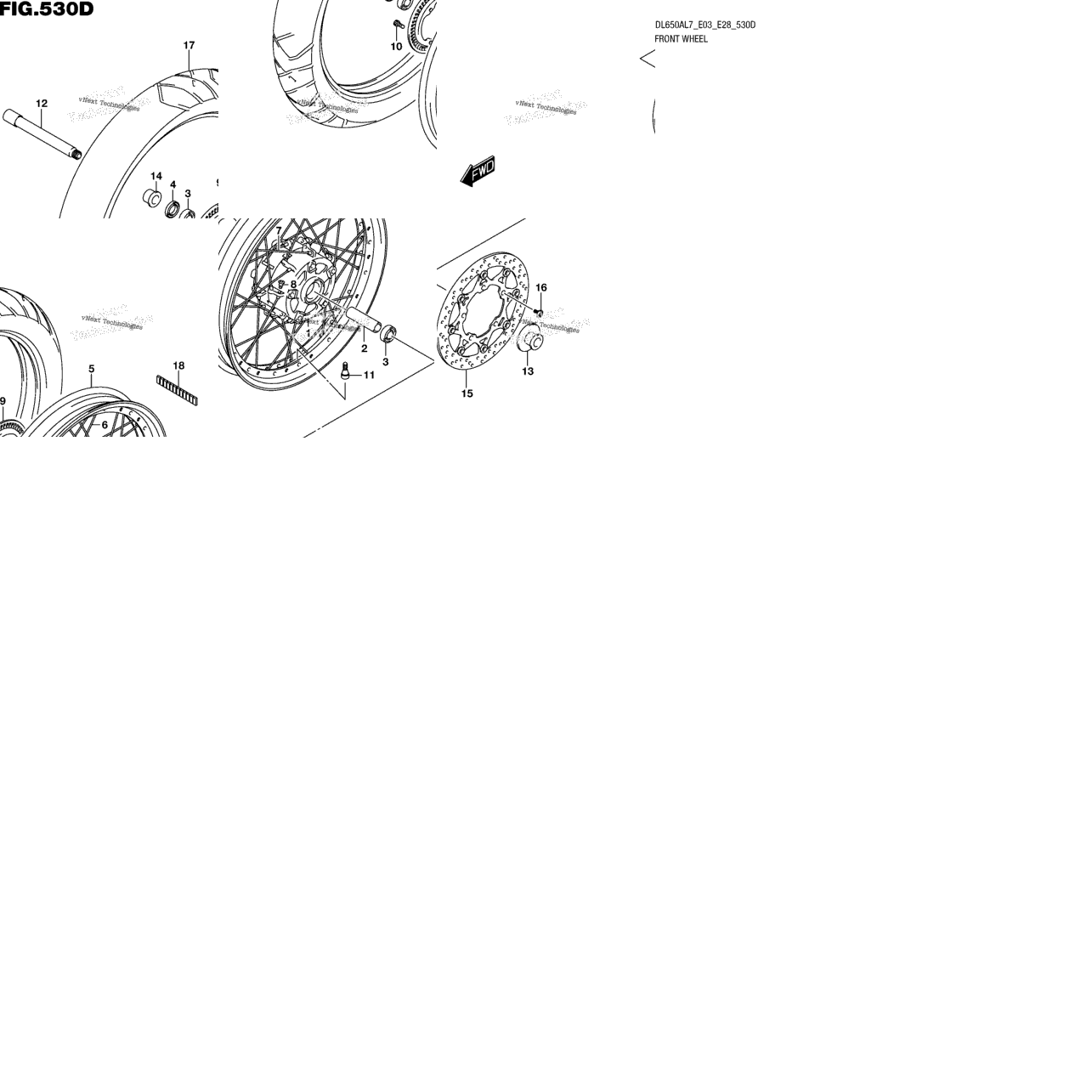 Front Wheel (Dl650xal7 E03)