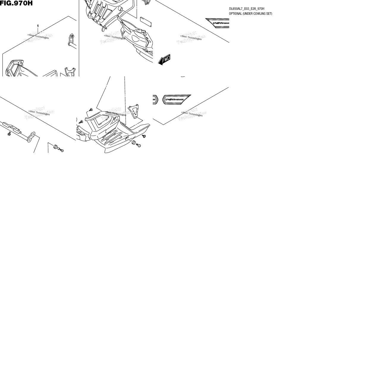 Optional (Under Cowling Set) (Dl650al7 E28)