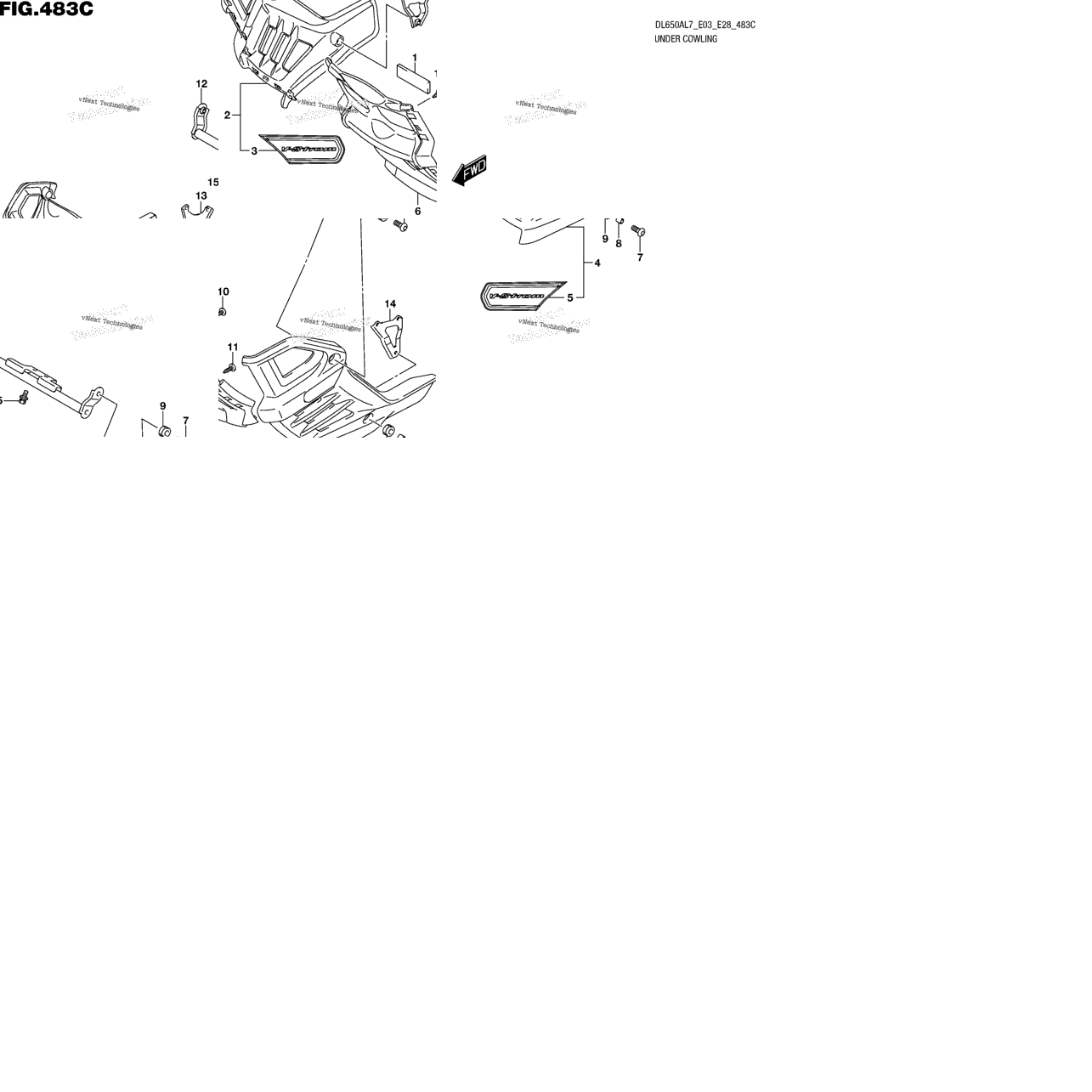 Under Cowling (Dl650xal7 E33)