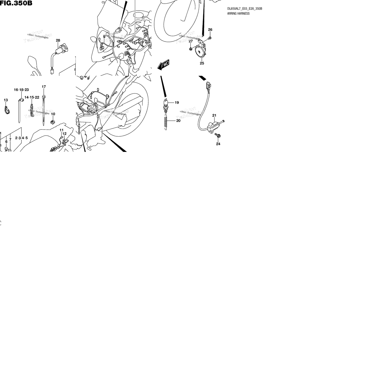 Wiring Harness (Dl650al7 E28)