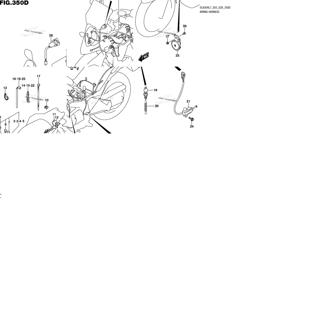 Wiring Harness (Dl650xal7 E03)