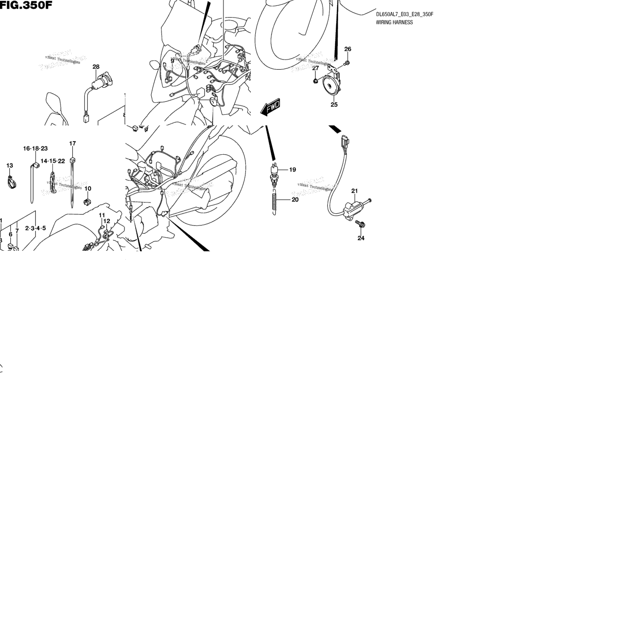 Wiring Harness (Dl650xal7 E33)