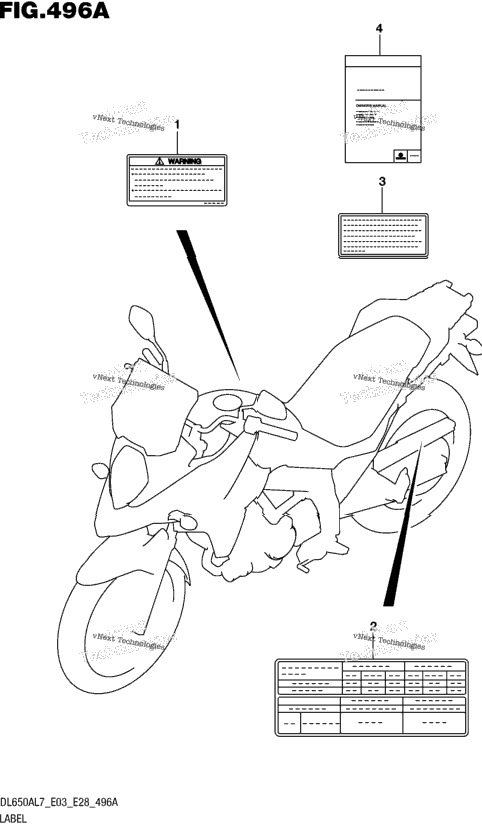 Label (Dl650al7 E03)