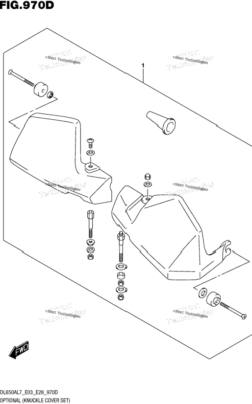 Optional (Knuckle Cover Set) (Dl650al7 E03)