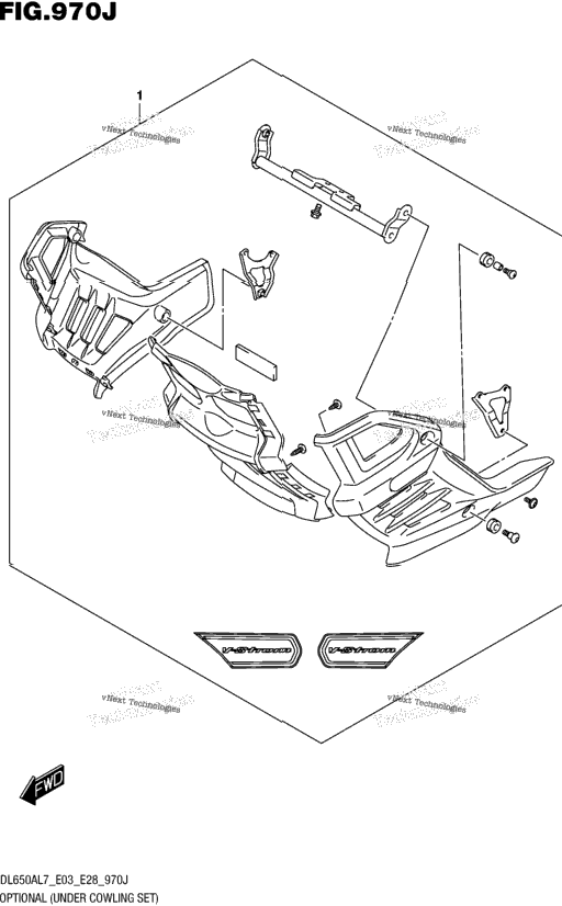 Optional (Under Cowling Set) (Dl650al7 E33)