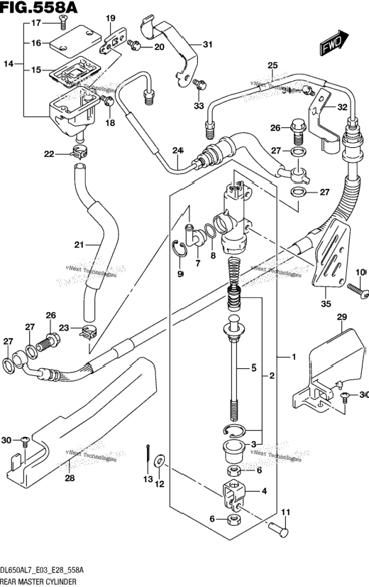 Rear Master Cylinder