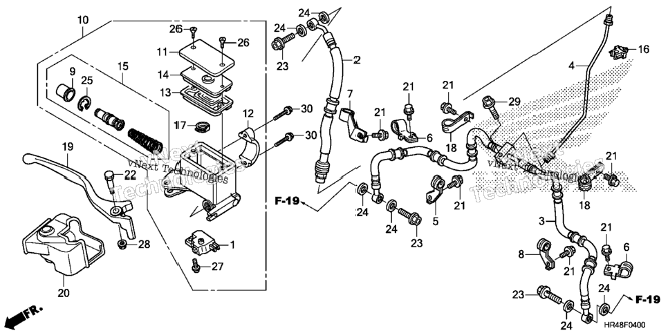 Front Brake Master Cylinder