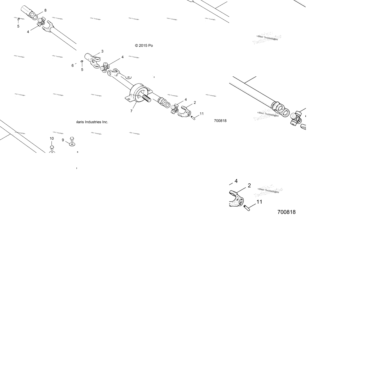 Drive Train, Front Prop Shaft
