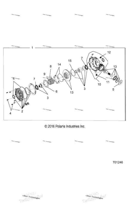 Drive Train, Front Gearcase