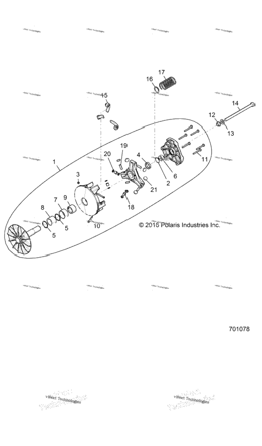 Drive Train, Primary Clutch