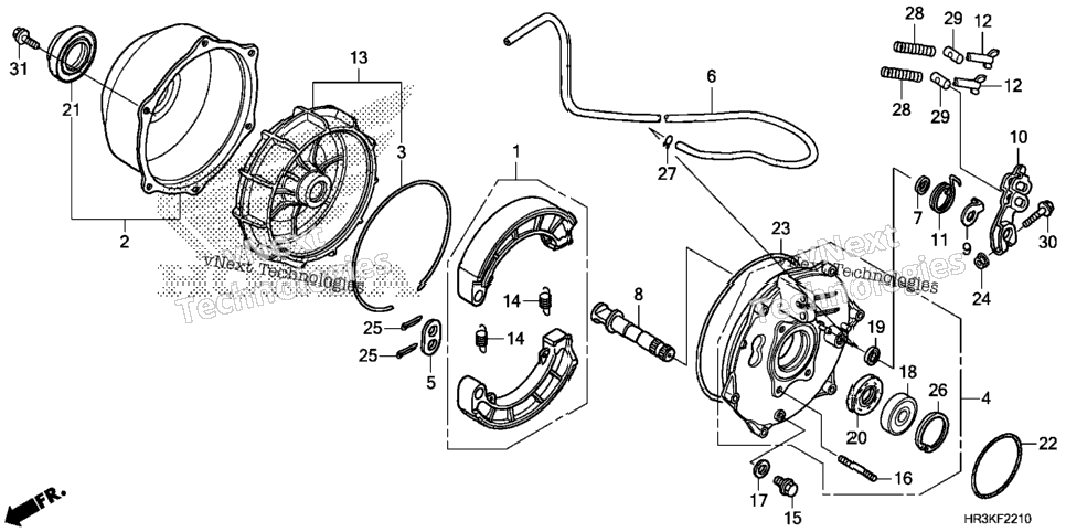 Rear Brake Panel