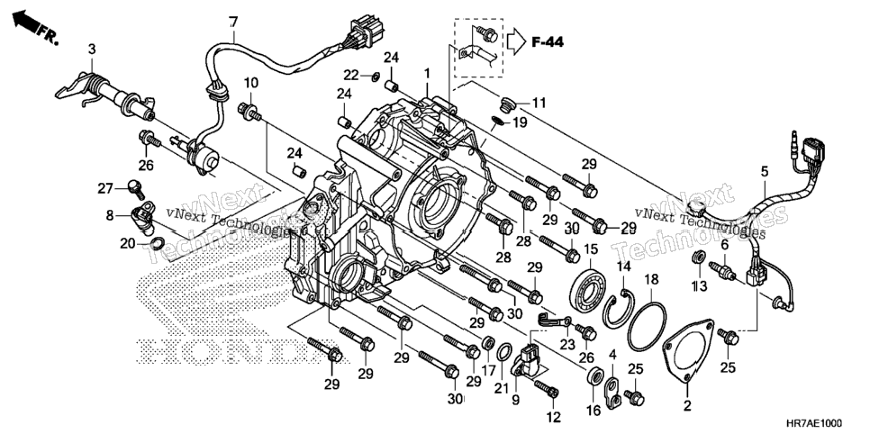 Rear Crankcase Cover (1)