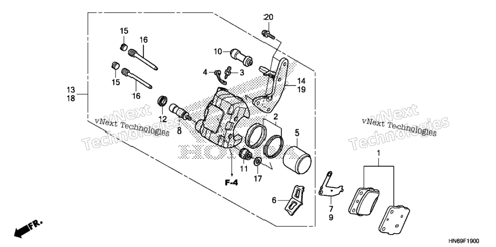 Front Brake Caliper