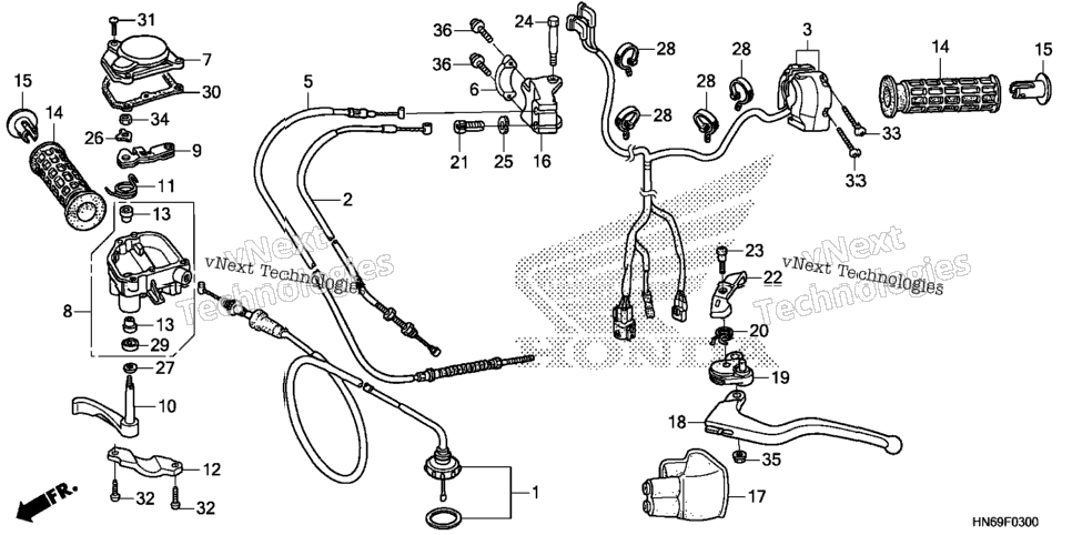 Handle Lever@Switch@Cable