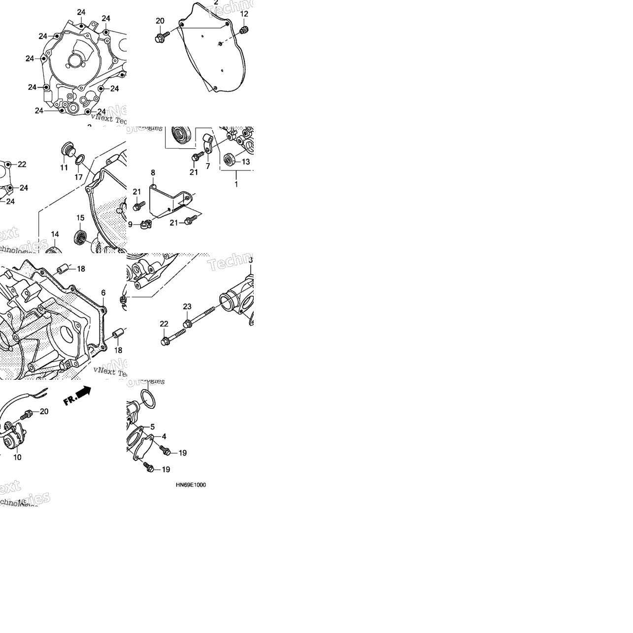 Rear Crankcase Cover