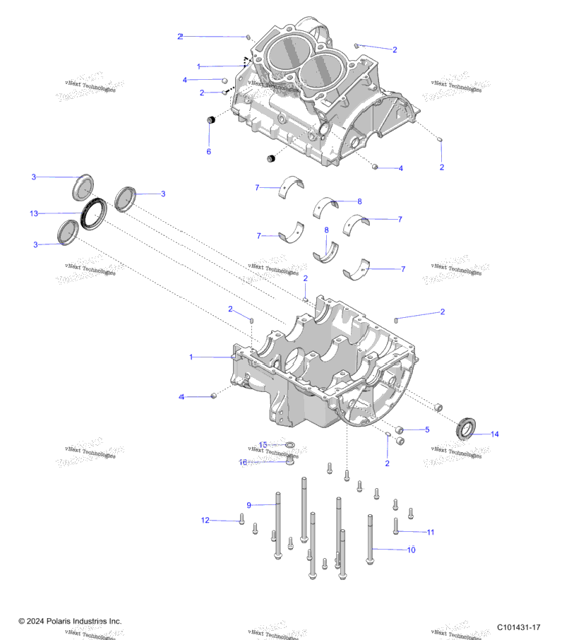 Engine, Crankcase