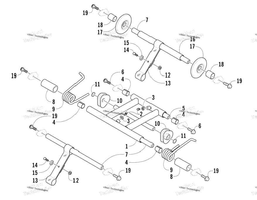 Rear Suspension Arm Assembly